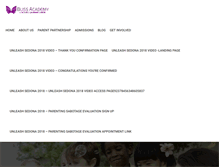 Tablet Screenshot of blissacademy.org